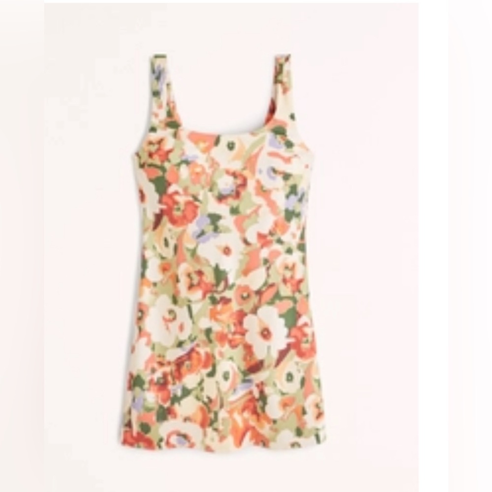 Abercrombie satin mini dress, new with tags. Size small tall!